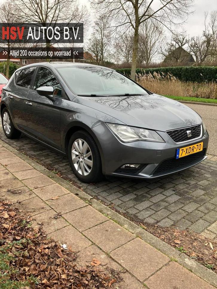 Seat Leon 1.2 TSI Enjoy navi LM airco org NL, Auto's, Seat, Bedrijf, Te koop, Leon, ABS, Airbags, Airconditioning, Bluetooth, Boordcomputer