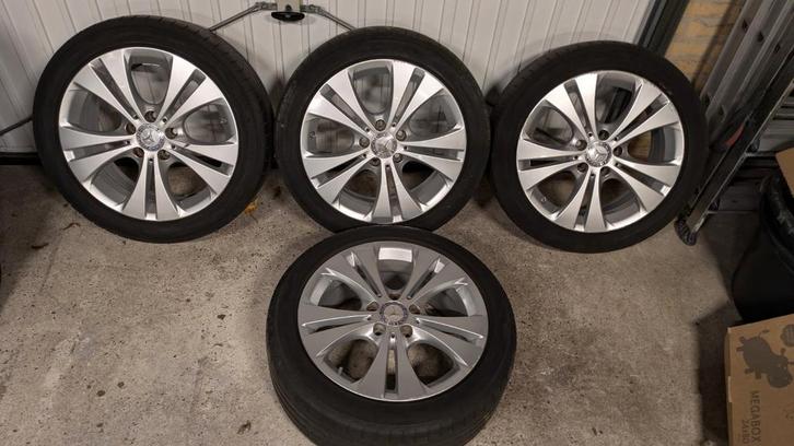 Velgen Mercedes C-klasse W204, Auto-onderdelen, Banden en Velgen, Banden en Velgen, Zomerbanden, 17 inch, 225 mm, Personenwagen
