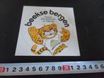 sticker beekse bergen tussen hilvarenbeek & tilburg mascotte, Verzamelen, Stickers, Ophalen, Zo goed als nieuw, Bedrijf of Vereniging