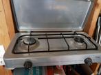 2-pits gasstel weinig gebruikt, Caravans en Kamperen, Kampeeraccessoires, Ophalen of Verzenden, Zo goed als nieuw