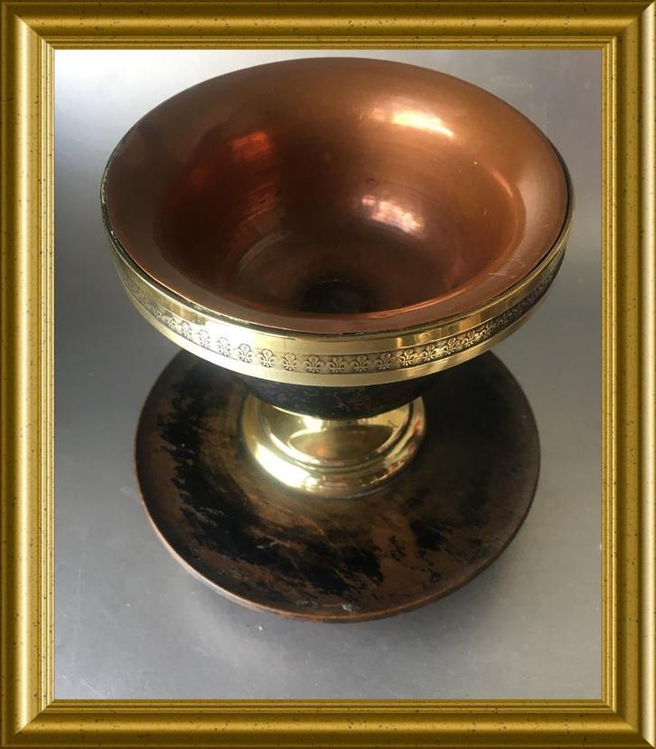 Antiek koperen pijp comfoor, Antiek en Kunst, Antiek | Koper en Brons, Koper, Ophalen of Verzenden