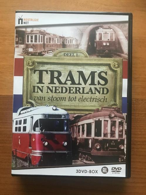 Trams In Nederland van Stroom tot Electrisch (3 DVD Box), Cd's en Dvd's, Dvd's | Documentaire en Educatief, Nieuw in verpakking