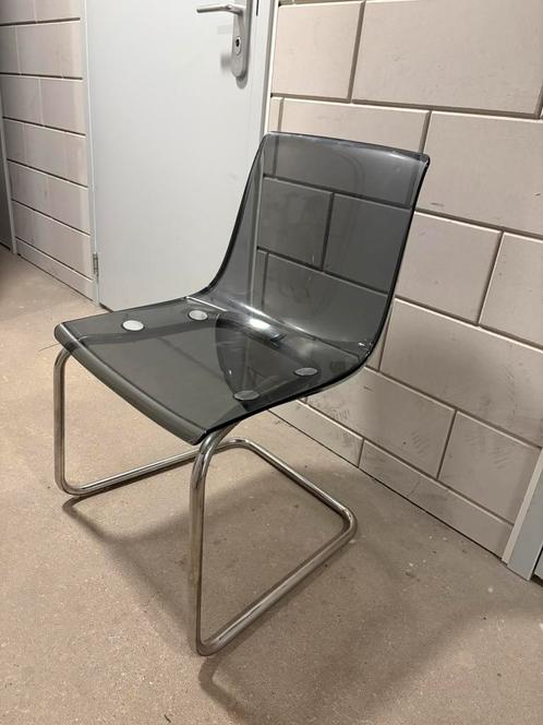 4 x Tobias stoel Ikea, Huis en Inrichting, Stoelen, Gebruikt, Vier, Kunststof, Grijs, Ophalen of Verzenden