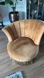 dutch bone fauteuil Goudbruin, Huis en Inrichting, Fauteuils, Ophalen, Zo goed als nieuw, Stof, Hotel chic