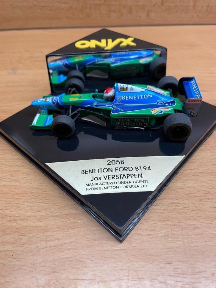 Onyx 205B, Benetton Ford B194, Jos Verstappen, Hobby en Vrije tijd, Modelauto's | 1:43, Zo goed als nieuw, Auto, Overige merken