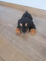 FAO Toys 2011 zwart met bruin pluche hond Rottweiler knuffel, Ophalen of Verzenden, Nieuw, Hond