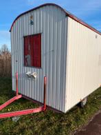 Schaftwagen pipowagen Schaftkeet bouwkeet, Doe-het-zelf en Verbouw, Bouwketen en Schaftketen, Ophalen, Gebruikt