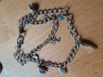 KETTING MET BEDELS, Sieraden, Tassen en Uiterlijk, Kettingen, Ophalen of Verzenden, Zilver, Overige materialen