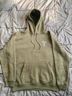 Stussy hoodie olijfgroen met print, Maat 52/54 (L), Verzenden, Stussy, Zo goed als nieuw