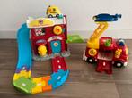 Vtech - toet toet brandweer kazerne met grote brandweer auto, Kinderen en Baby's, Speelgoed | Vtech, Ophalen of Verzenden, Zo goed als nieuw