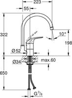 GROHE Euro Draaibare uitloop Chroom (Keukenkraan) *Nieuw*, Nieuw, Ophalen of Verzenden, GROHE, GROHE 1