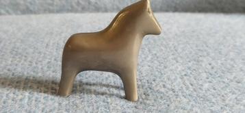 Dala paardje  1990's Vintage Ikea, aluminium 5.5x6cm beschikbaar voor biedingen
