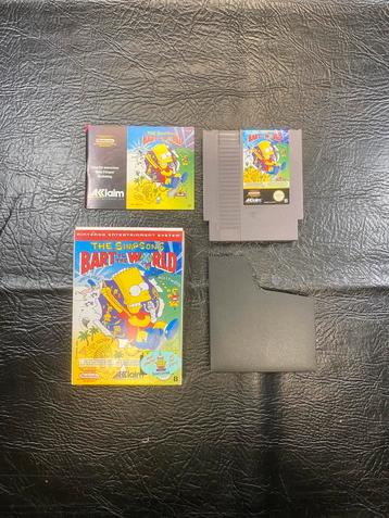 NES - Simpson Bart vs The World - CIB beschikbaar voor biedingen