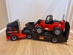 Mammoet vrachtwagen met aanhanger en graafmachine, Kinderen en Baby's, Speelgoed | Speelgoedvoertuigen, Ophalen of Verzenden, Nieuw