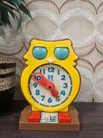 Retro Tomy uil klok jaren 70 educatief vintage speelgoed, Gebruikt, ., Ophalen of Verzenden, Tomy