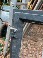 Stalen Uitzetraam met Kozijn, Ophalen of Verzenden, Gebruikt, Minder dan 80 cm