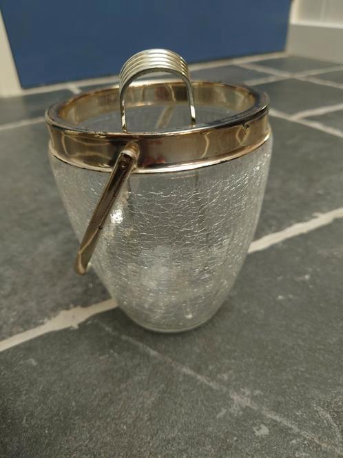 WMF ijsemmer / suikerklontjes potje 11Bx13,5H met tangetje!, Huis en Inrichting, Keuken | Keukenbenodigdheden, Zo goed als nieuw