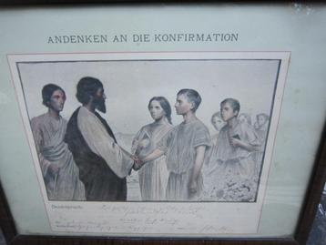 Zeer oud Aandenken An de Konformation, (bevestiging )BURNAND beschikbaar voor biedingen