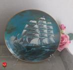 Wandbord Cutty Sark zeilschip van Franklin Porcelain 23 cm, Ophalen of Verzenden, Zo goed als nieuw