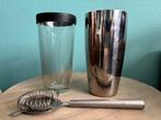 Cocktail shaker RVS met Strainer, Ophalen of Verzenden, Zo goed als nieuw