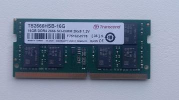 16GB DDR4 PC4-21300 2666Mhz laptop memory  beschikbaar voor biedingen