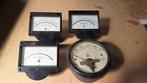 Te koop antieke volt ampere meters Galvano en druk meters, Antiek en Kunst, Antiek | Gereedschap en Instrumenten, Ophalen of Verzenden