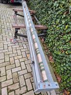 Uitvalscherm 500 cm elektrisch, Tuin en Terras, Ophalen, Knikarmscherm, Elektrisch