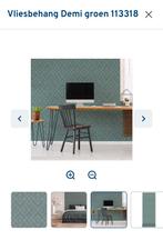 Vliesbehang Demi groen - 15 rollen nieuw, Huis en Inrichting, Stoffering | Behang, Ophalen of Verzenden, Minder dan 10 m², Groen