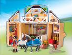 Playmobil 5418 Inklapbare Paardenstal met accessoires, Ophalen of Verzenden, Zo goed als nieuw, Complete set