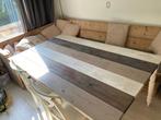 Grote tafel. (stijgerhout; voor zowel binnen als buiten), Huis en Inrichting, Tafels | Bijzettafels, Ophalen, Gebruikt, Robuust en/ of warm
