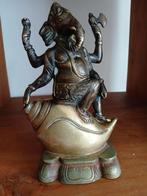 Bronzen sculptuur can GANESHA, Ophalen of Verzenden, Gebruikt