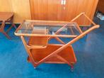 Cesare Lacca Vintage trolley theewagen serveerwagen., Huis en Inrichting, Rechthoekig, Vintage, Ophalen of Verzenden, 45 tot 60 cm