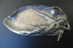 Tinnen schaal in de vorm van zeemeermin, Ophalen of Verzenden