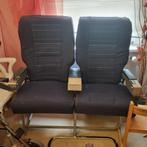 Set vliegtuigstoelen, Ophalen, Gebruikt, Twee, Blauw