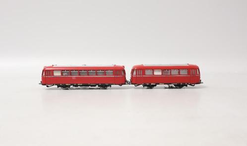 Märklin 3016/4018 railbus met bijwagen, Hobby en Vrije tijd, Modeltreinen | H0, Gebruikt, Locomotief, Wisselstroom, Märklin, Analoog