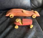 Houten sport en race auto, Antiek en Kunst, Antiek | Speelgoed, Ophalen of Verzenden