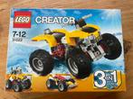 Lego Creator 3 in 1 oa Quad Bike set 31022, Ophalen of Verzenden, Zo goed als nieuw