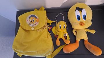 Looney tunes / tweety rugtasje, knuffel beschikbaar voor biedingen