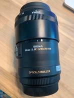 Sigma lens 105mm 1:2.8 DG macro HSM Optical stabalizer, Ophalen, Nieuw, Macrolens