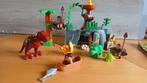 Duplo 5598 Zeldzaam Dino World, Ophalen of Verzenden, Zo goed als nieuw, Complete set, Duplo