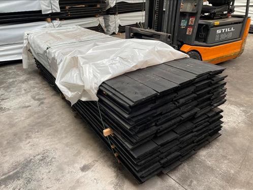 100x Zweeds Rabat zwart 2500/3000 mm  - dubbel gespoten, Tuin en Terras, Palen, Balken en Planken, Nieuw, Planken, 250 cm of meer