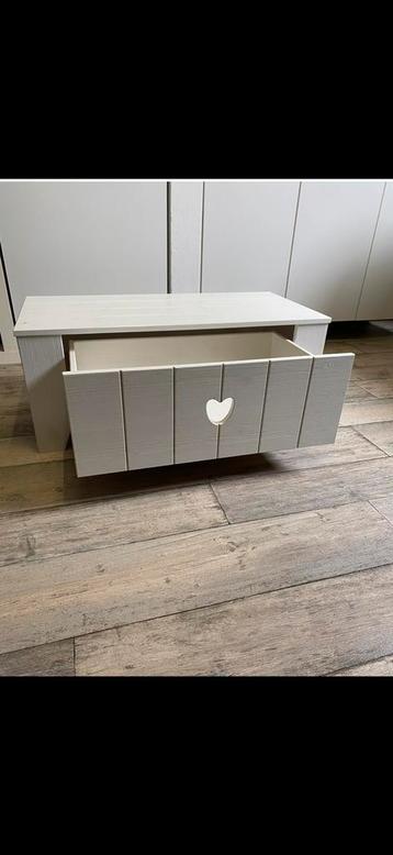 Lief! lifestyle bankje met lade wit beschikbaar voor biedingen