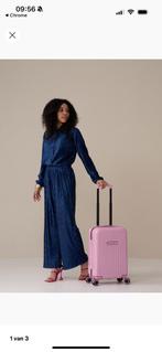 Suitsuit koffer pink (55cm), 50 tot 60 cm, Hard kunststof, Nieuw, 35 tot 45 cm