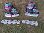 2 in 1 skeelers/schaatsen maat 34-37, Ophalen of Verzenden, Zo goed als nieuw, Inline skates 4 wielen, Overige merken