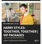 Harry styles Arena 22 mei 26, Twee personen, Mei