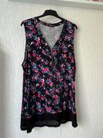Zomerse top met bloemenprint 3XL, Zwart, Maat 46/48 (XL) of groter, Ophalen of Verzenden, Zo goed als nieuw