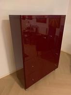 kast Ikea hoogglans rood, Huis en Inrichting, Kasten | Ladekasten, Ophalen, Kunststof, 100 tot 150 cm, 1 of 2 laden