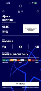 Ajax - Benfica, Twee personen