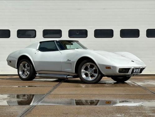 Chevrolet Corvette C3 Stingray | 1974 | 350 V8 | Als nieuw |, Auto's, Chevrolet, Bedrijf, Corvette, Benzine, Coupé, Automaat, Wit