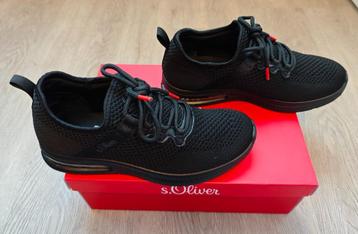 s. Oliver sneakers zwart maat 38 valt als maat 39 beschikbaar voor biedingen